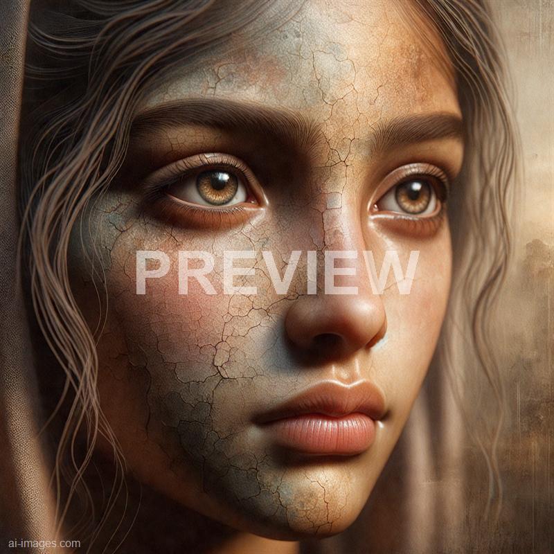 11476 - a-girl-s-face-resembles-an-old-weathered-painting-wit_250704101750_00001